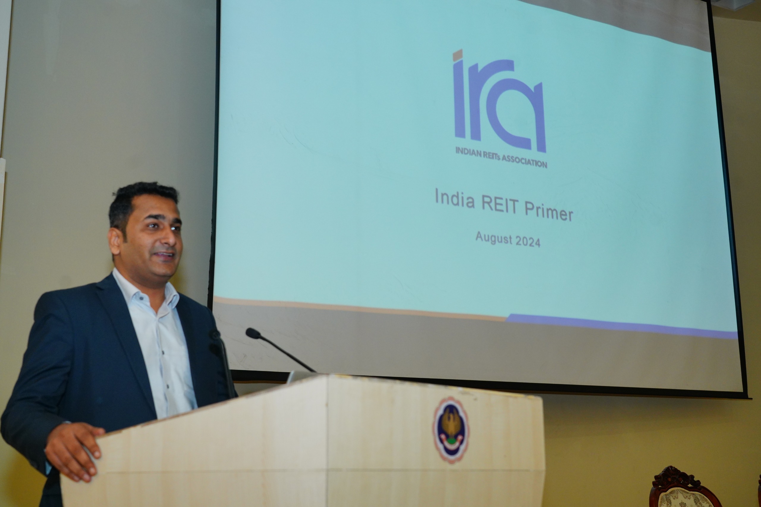 Mr. Nitin Garewal (Engagement & Promotion Committee Member, Indian REITs Association and Investors Relations Head, Mindspace Business Parks REIT) spoke on Understanding REITs in India: Key Features and Benefits at the ICAI event in Hyderabad.