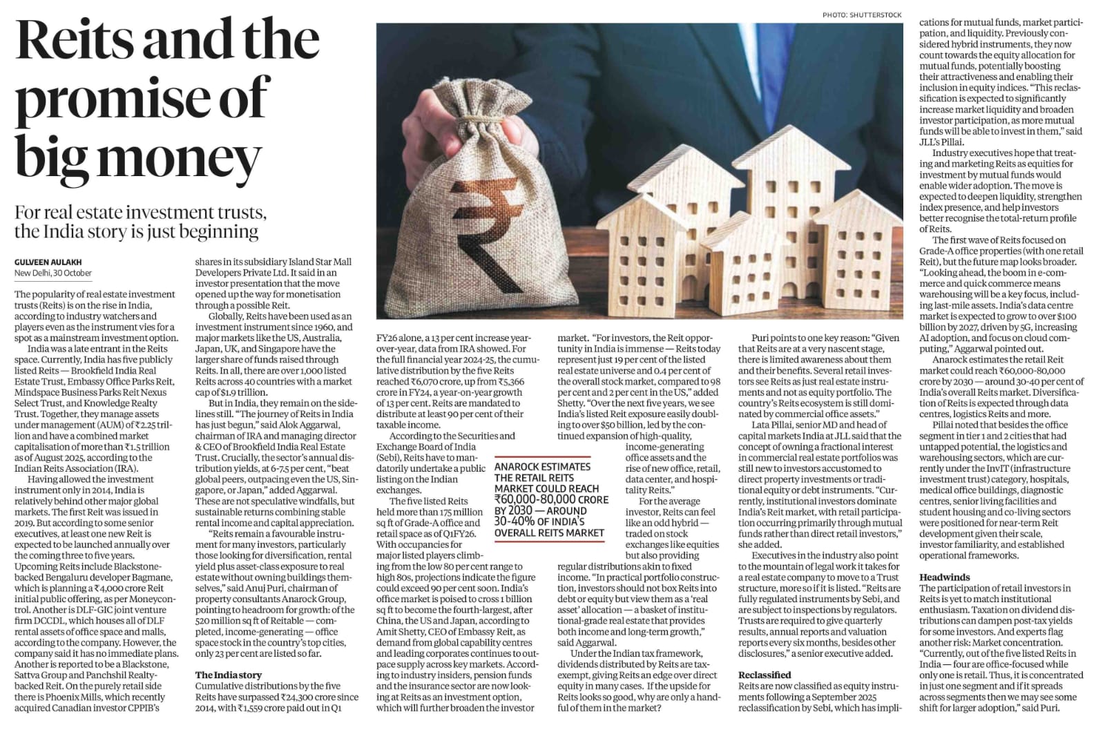 Reits and the promise of big money: India’s story is just beginning